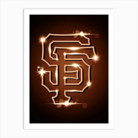 San Francisco Giants Logo Art Print