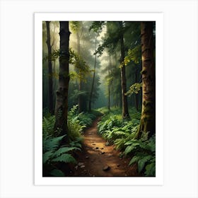 Path In The Forest 1 Art Print