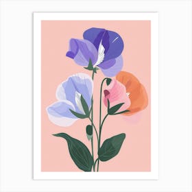 Sweet Peas 1 Art Print