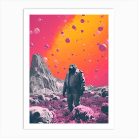 Space Alien Art Print