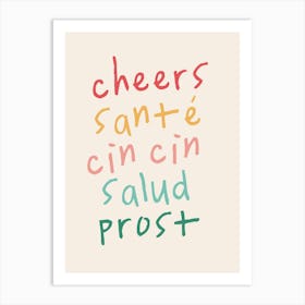 Cheers Art Print