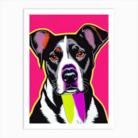 Plott Hound Andy Warhol Style Dog Art Print