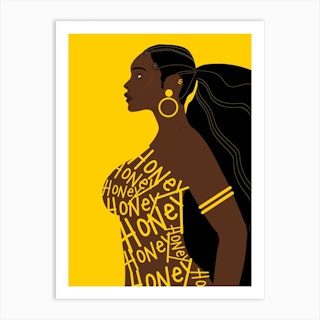 Honey Art Print