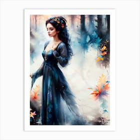 Fairy In The Forest Art Print