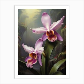 Brazil National Flower the Cattleya Orchid Art Print