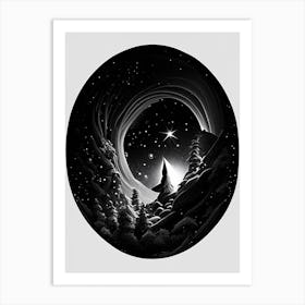 Dwarf Galaxy Noir Comic Space Art Print