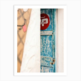 Ice cream door // Ibiza Travel Photography Art Print