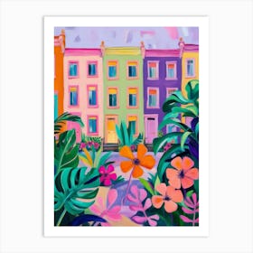 London Houses 1 Art Print