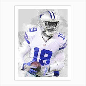 Amari Cooper Dallas Cowboys Art Print