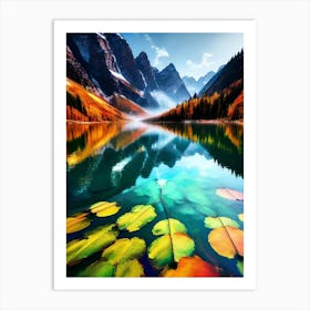 Lily Pond 6 Art Print