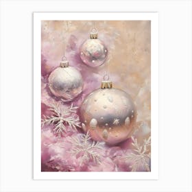 Christmas Ornaments 13 Art Print