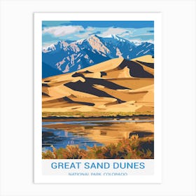 Great Sand Dunes Art Print