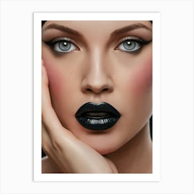 Black Lips Art Print