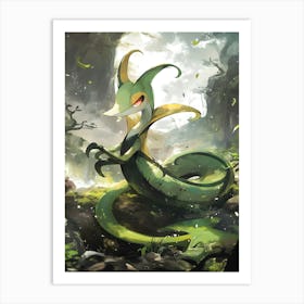 Serperior Pokemon Anime Manga Japan Poster Art Print