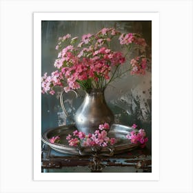 Pink Carnations Poster