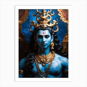 Lord Shiva 1 Art Print