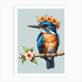 Kingfisher 12 Art Print