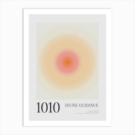 Angel Number 1010 Divine Guidance Art Print