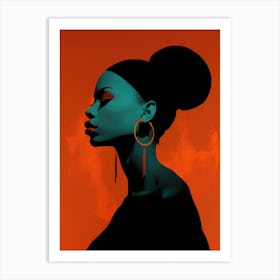 Portrait Of African Woman 11 Art Print