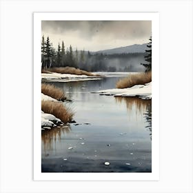 Winter Landscape 47 Art Print