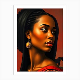 African Woman Art Print