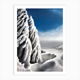 Winter Landscape Art Print