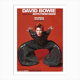 Boys From Mars A Tribute To David Bowie Poster Art Print