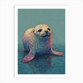 Seal Canvas Print Art Print