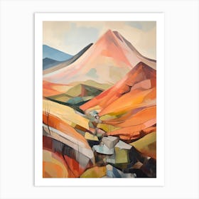 Beinn Tulaichean Scotland Mountain Painting Art Print