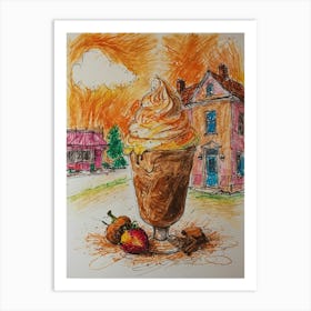 Sundae Art Print