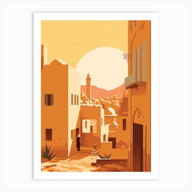 Algeria 2 Travel Illustration Art Print