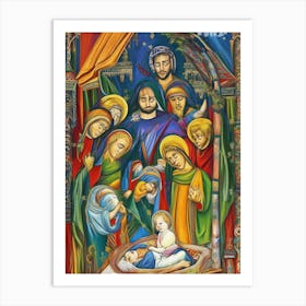 Nativity 5 Art Print