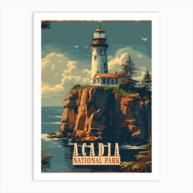 Acadia National Park Poster Art Print