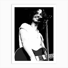 Chris Cornell audioslave band music 1 Art Print