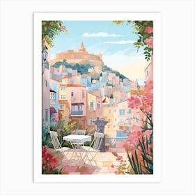 Alicante Spain 1 Illustration Art Print