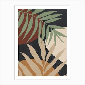 Floral and tropical botanical 7 Art Print