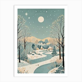 Winter Landscape Art Print