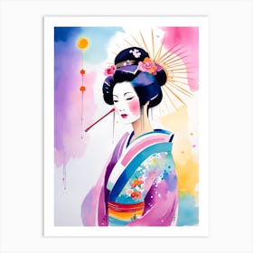 Geisha 67 Art Print