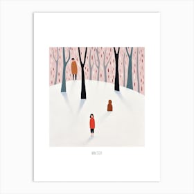 The Seasons Illustration Winter 2 Art Print