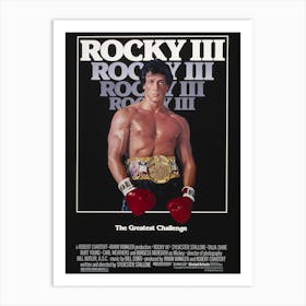 Rocky 3, Wall Print, Movie, Poster, Print, Film, Movie Poster, Wall Art, Art Print