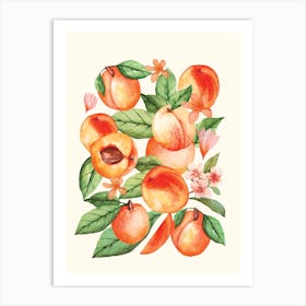 Peaches Art Print