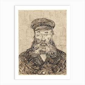 Portrait Of Joseph Roulin (1888), Vincent Van Gogh Art Print