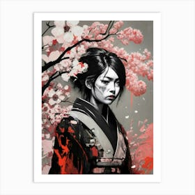 Japanese Woman Art Print