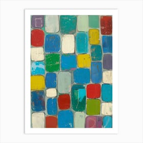 Squares 32 Art Print