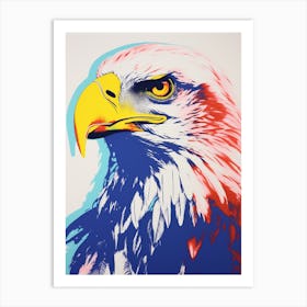 Andy Warhol Style Bird Eagle 2 Art Print