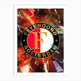 Feyenoord Rotterdam Art Print