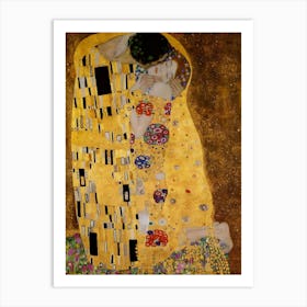 Kiss By Gustav Klimt Art Print