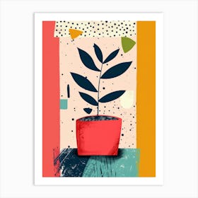 Plant In A Pot 71 Art Print