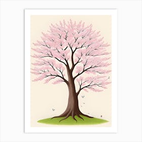 Cherry Blossom Tree Art Art Print