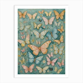 Butterfly Bliss 1 Art Print